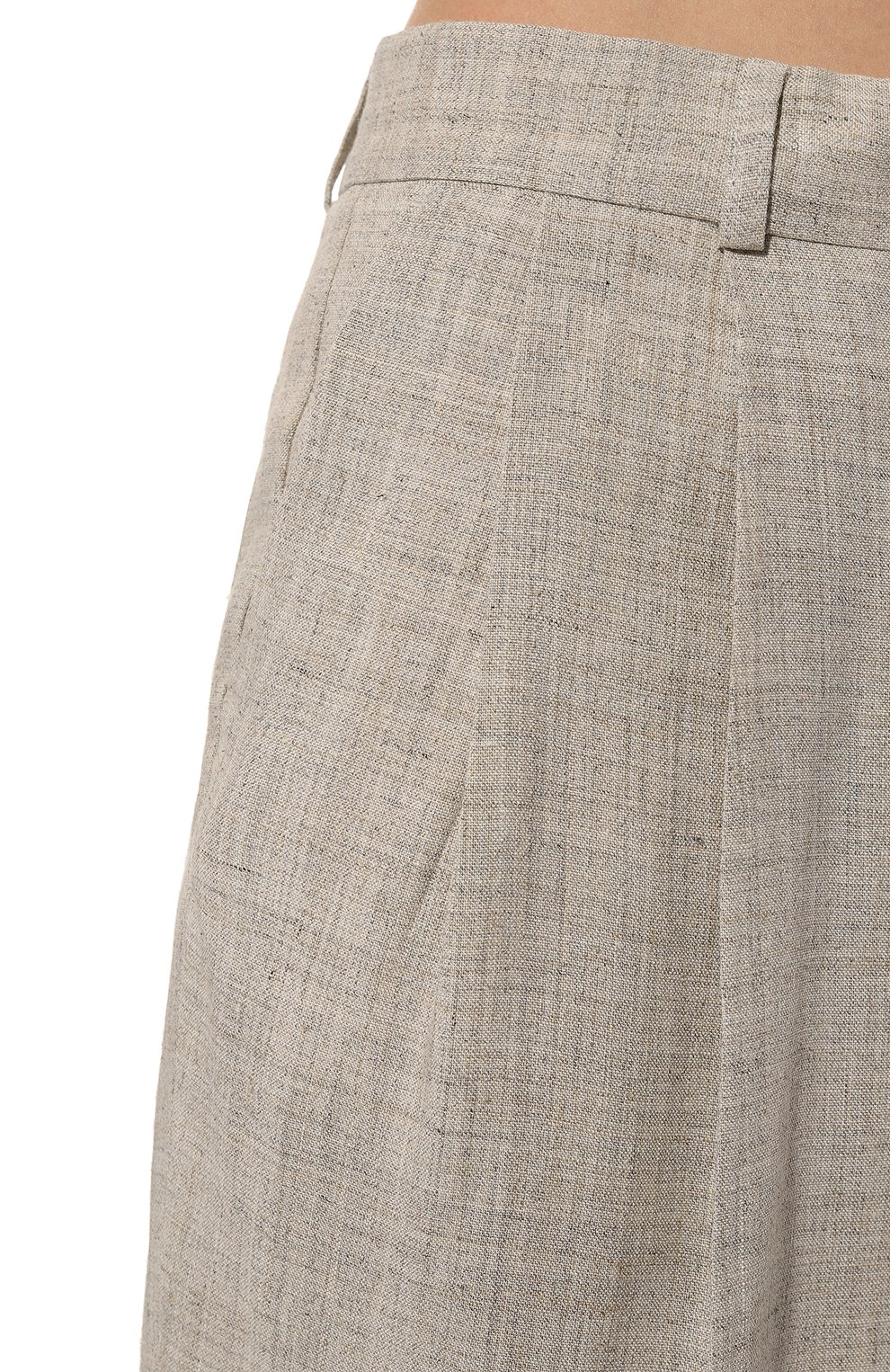 Брюки из вискозы и льна TOTEME, арт. 234-WRB847-FB0109, фото 5