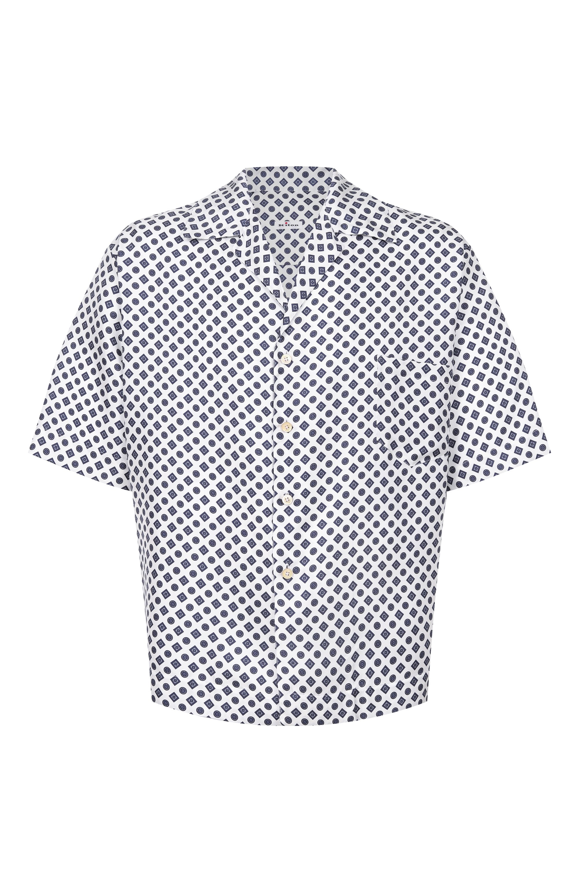 Шелковая рубашка KITON, арт. UMC028H09721, фото 1