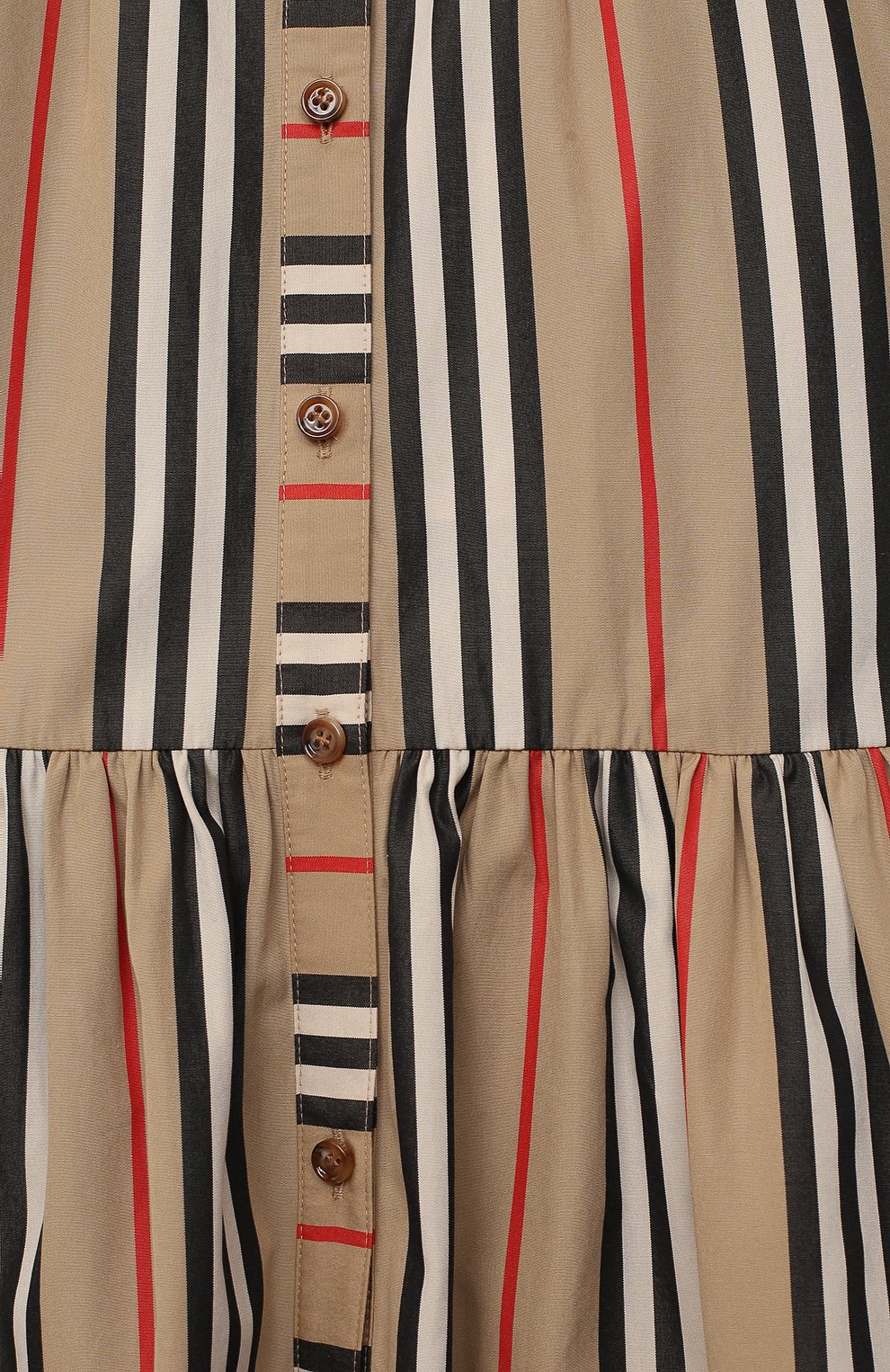 Хлопковое платье BURBERRY бежевого цвета по цене 34050 руб., арт. 8031765, фото 3 Хлопковое платье BURBERRY, арт. 8031765, фото 3