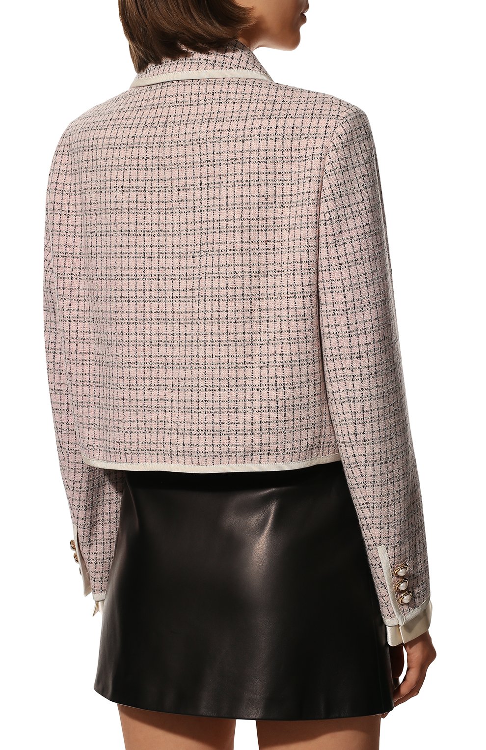 Жакет из шерсти и хлопка MIU MIU, арт. MH1606-6J1-F0E18, фото 4