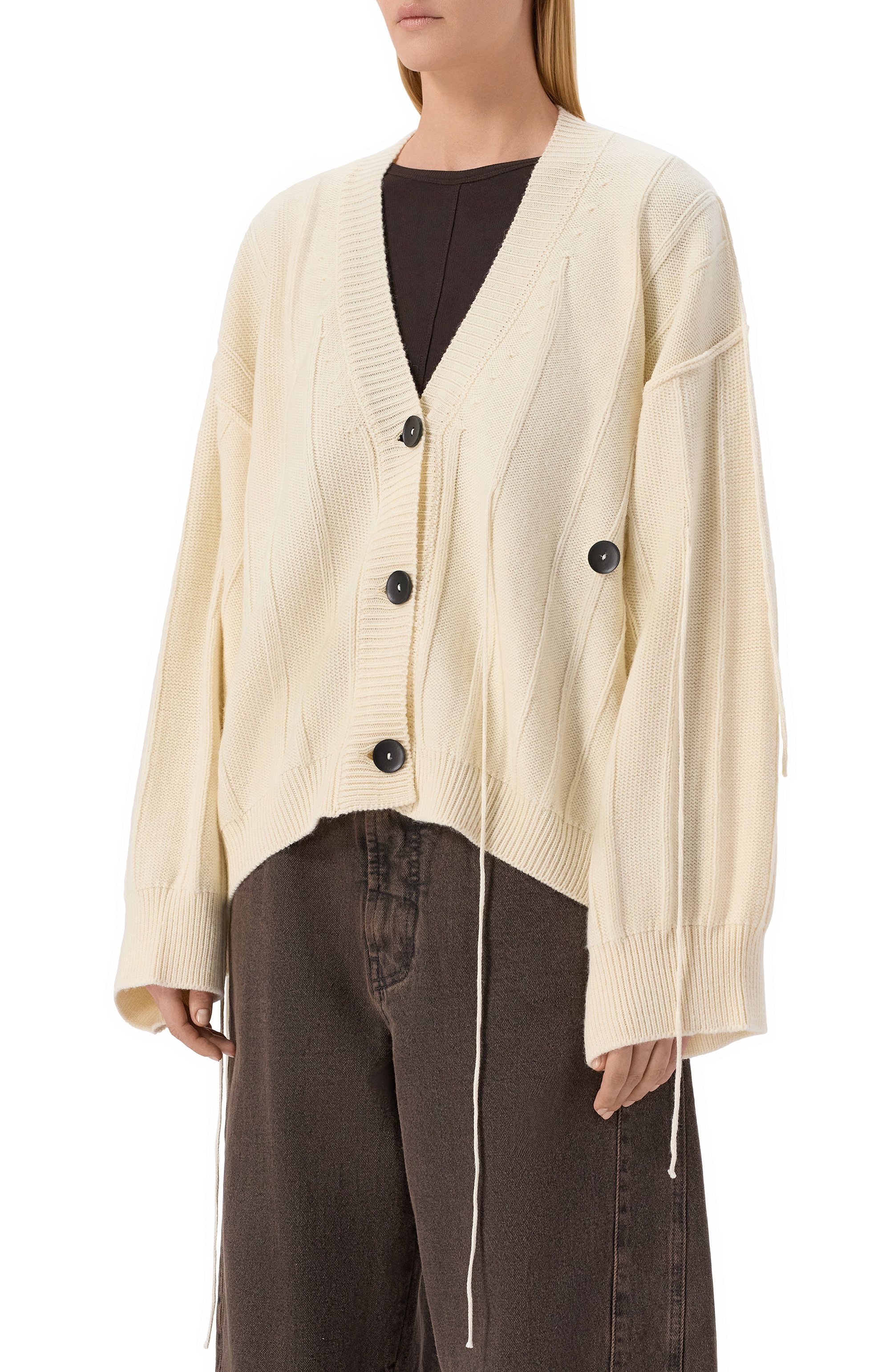 Шерстяной кардиган ANDREA YA'AQOV, арт. 25WMAG70/W00L, фото 3