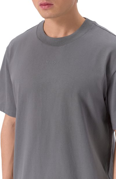 Хлопковая футболка HUGO, арт. 50488330, фото 5