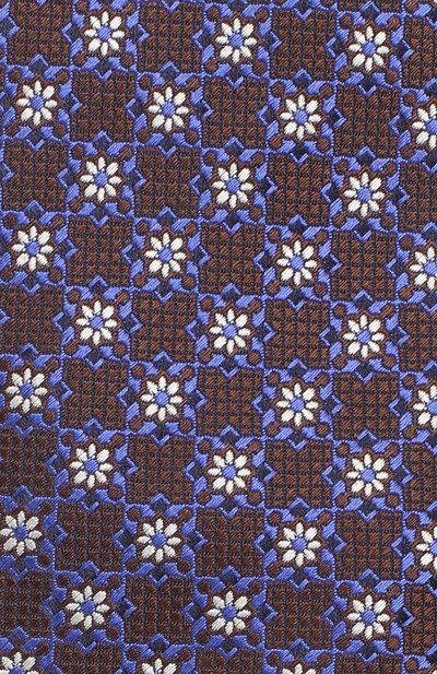 Шелковый галстук CANALI коричневого цвета по цене 9525 руб., арт. 18/HJ02315, фото 3 Шелковый галстук CANALI, арт. 18/HJ02315, фото 3