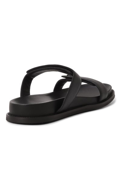 Кожаные шлепанцы EMPORIO ARMANI, арт. X3P778/XF271, фото 5