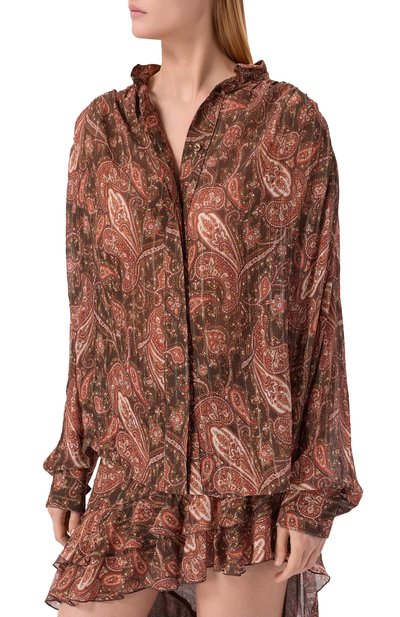 Рубашка из вискозы и шелка THE ANDAMANE, арт. TM190956B/TNV143, фото 3