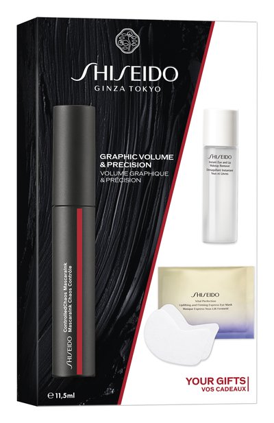 Женского набор c тушью controlledchaos mascaraink (11,5+30ml+1шт.) SHISEIDO, арт. SE4268SH