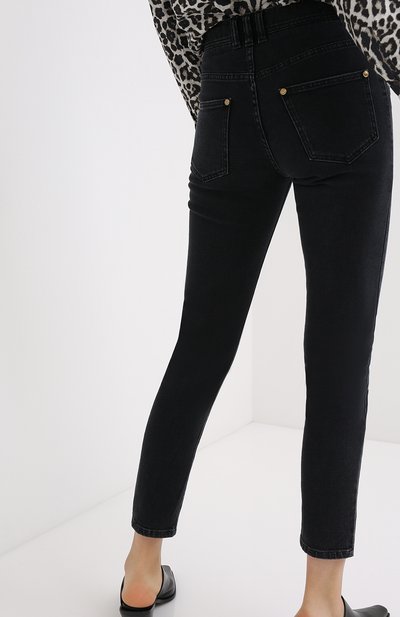 Джинсы BALMAIN темно-серого цвета по цене 58550 руб., арт. UF15515/D062, фото 4 Джинсы BALMAIN, арт. UF15515/D062, фото 4