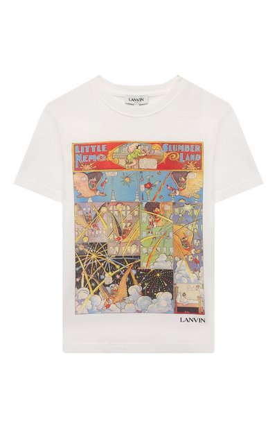 Хлопковая футболка LANVIN, арт. N25028, фото 1