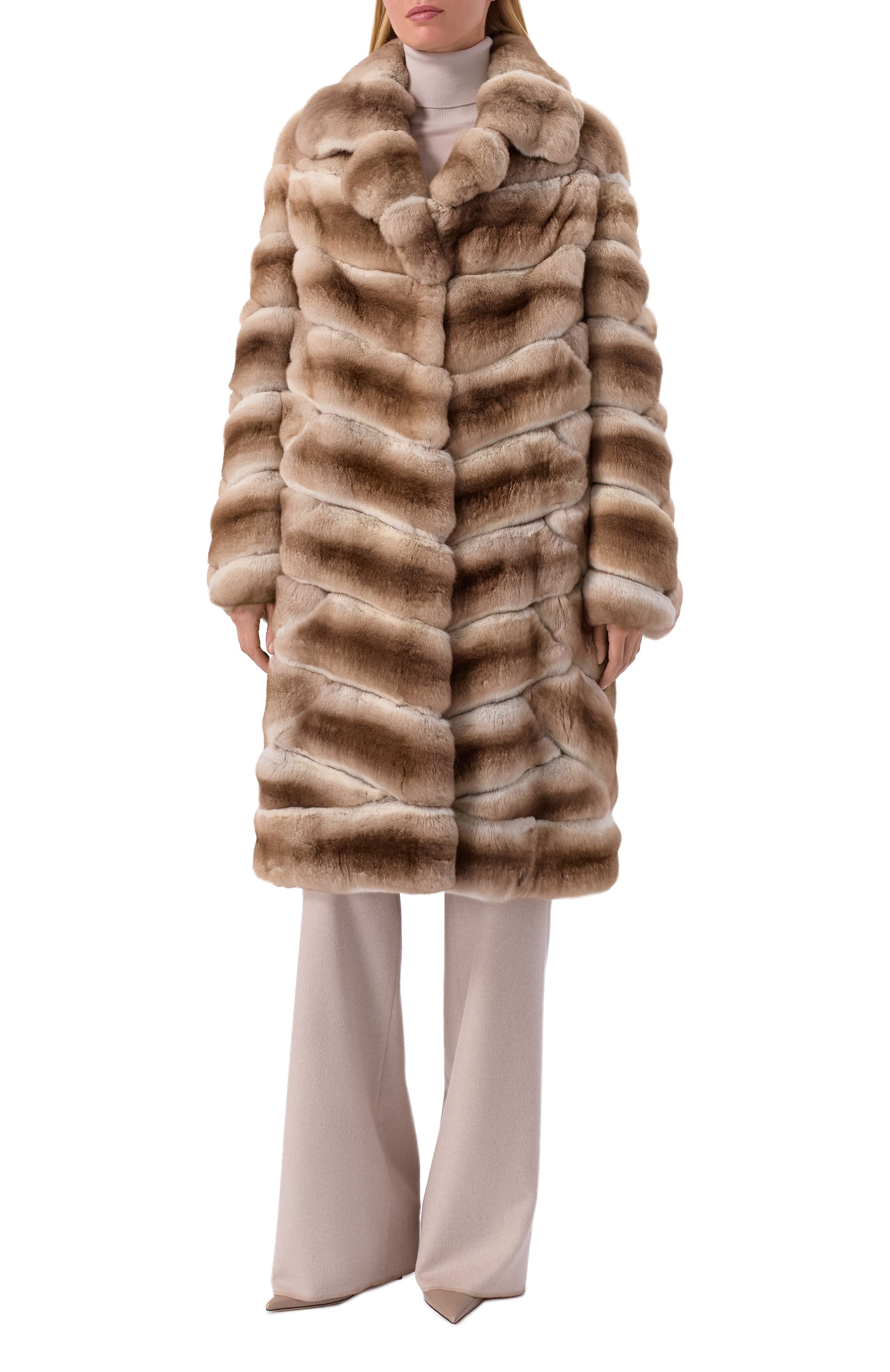 Шуба из шиншиллы РУССКИЙ МЕХ, арт. 4 РМ, фото 3