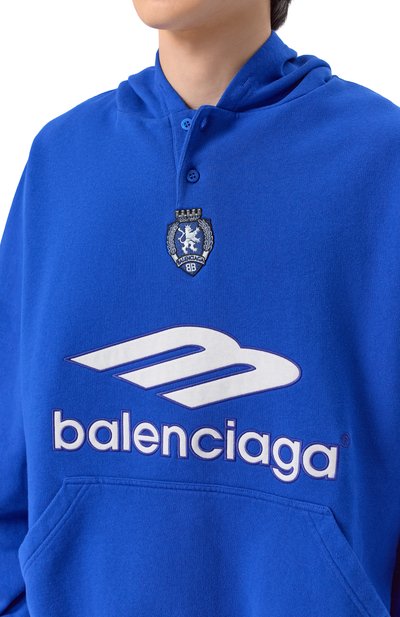 Хлопковое худи BALENCIAGA, арт. 827939/TTVQ8, фото 5