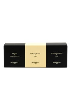 Подарочный сет свечей bulgarian rose, black orchid & lily, amber & sandalwood (3x75g) CERERIA MOLLA 1899 бесцветного цвета, арт. 8424405007273 | Фото 2 (Региональные ограничения белый список (Axapta Mercury): Не проставлено; Нос: Не проставлено; Ограничения доставки: flammable)