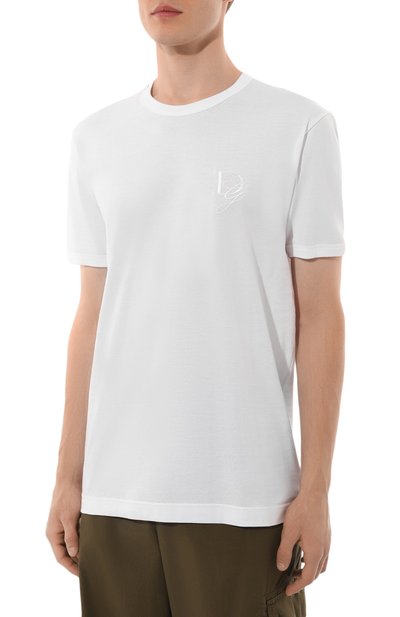 Хлопковая футболка DOLCE & GABBANA, арт. G8RN8Z/G7N4Q, фото 3