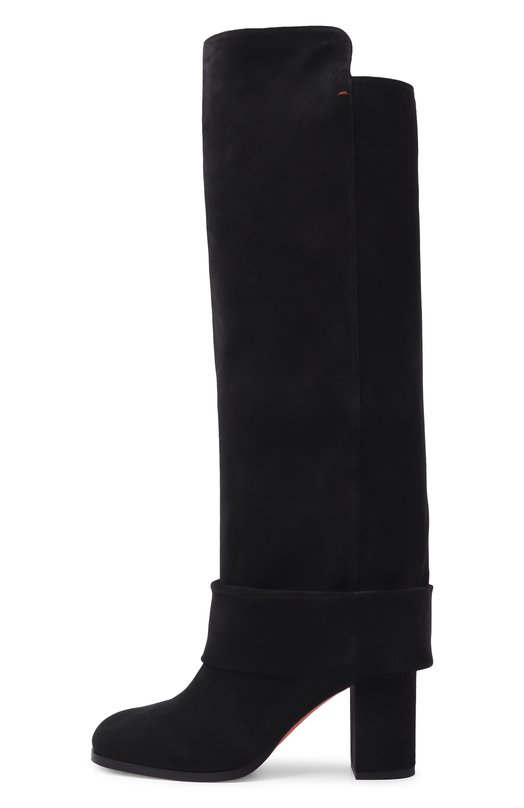 Замшевые сапоги Santoni WSNG71934HI2NIES Чёрный  WSNG71934HI2NIES Фото 4