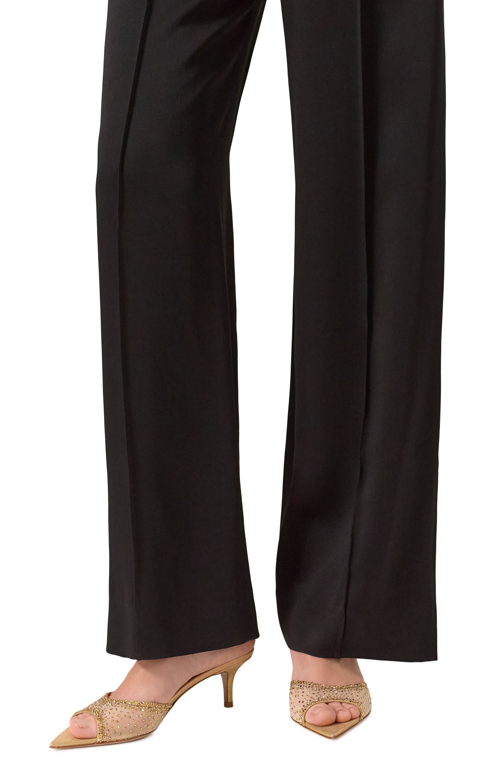 Текстильные мюли rania 55 GIANVITO ROSSI, арт. G10033.55RIC.B0RMENU, фото 3