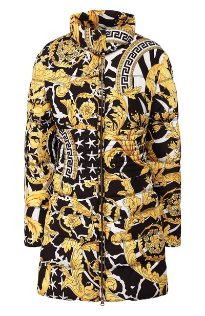 Женский пуховик с принтом VERSACE, арт. A83360/A231034