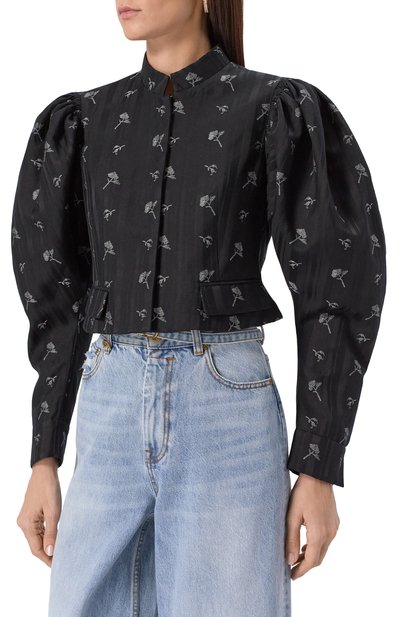 Жакет из хлопка и шелка CHLOÉ, арт. CH25UVE05425, фото 3