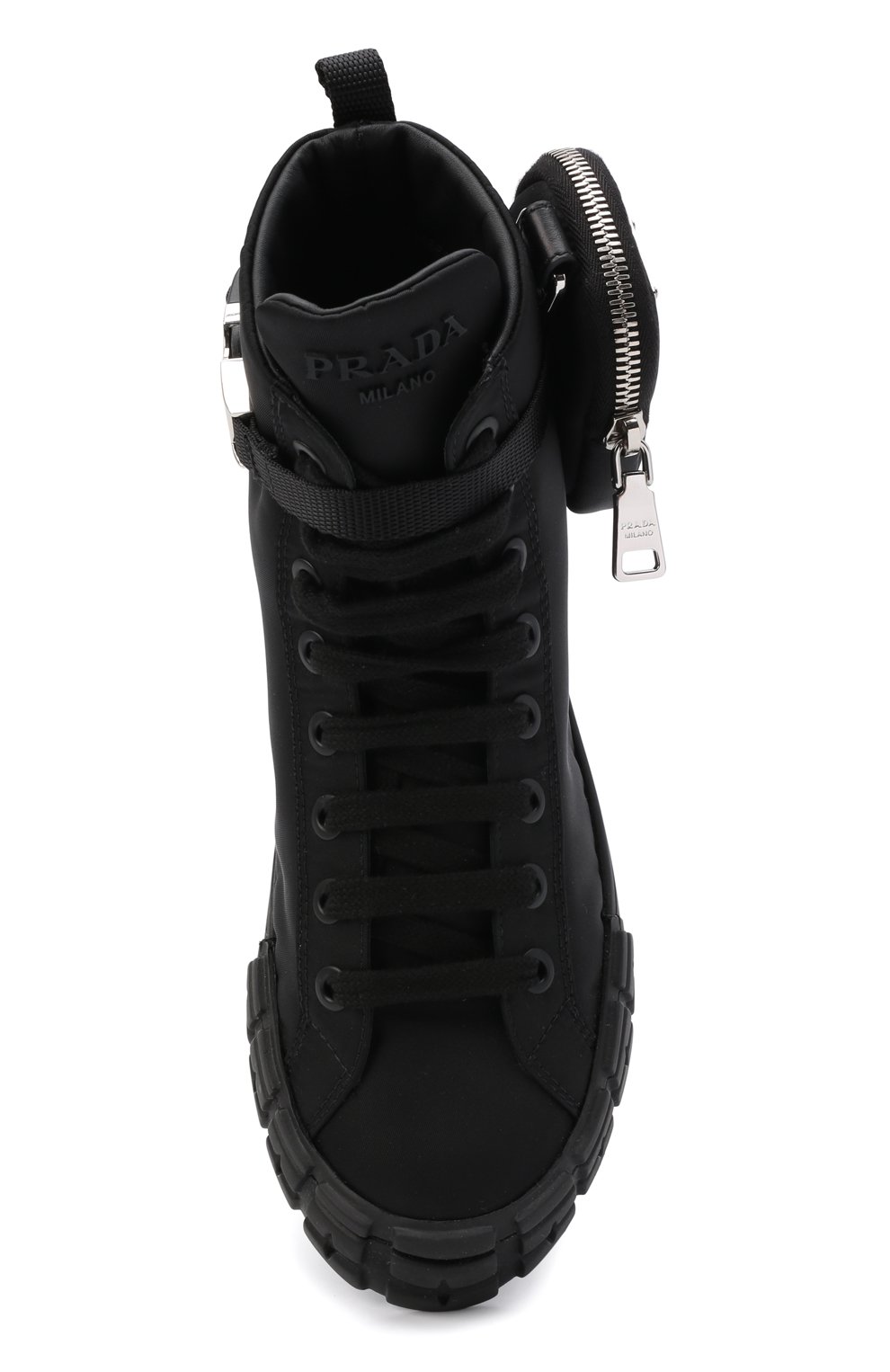 Текстильные кеды wheel PRADA, арт. 1T551M-1YFL-F0002-035, фото 4