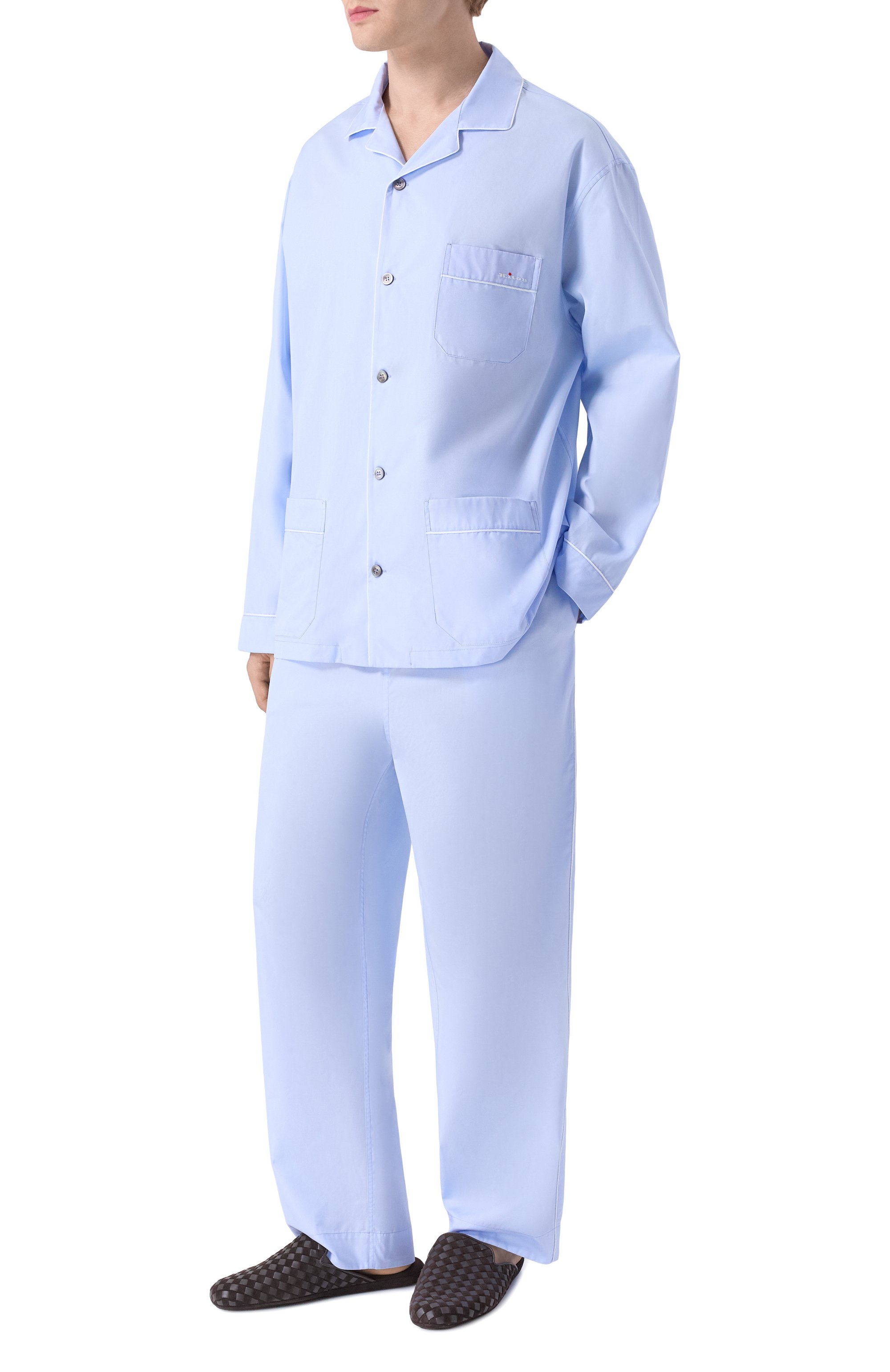 Хлопковые домашние брюки KITON, арт. UNWT005K0244H04, фото 2