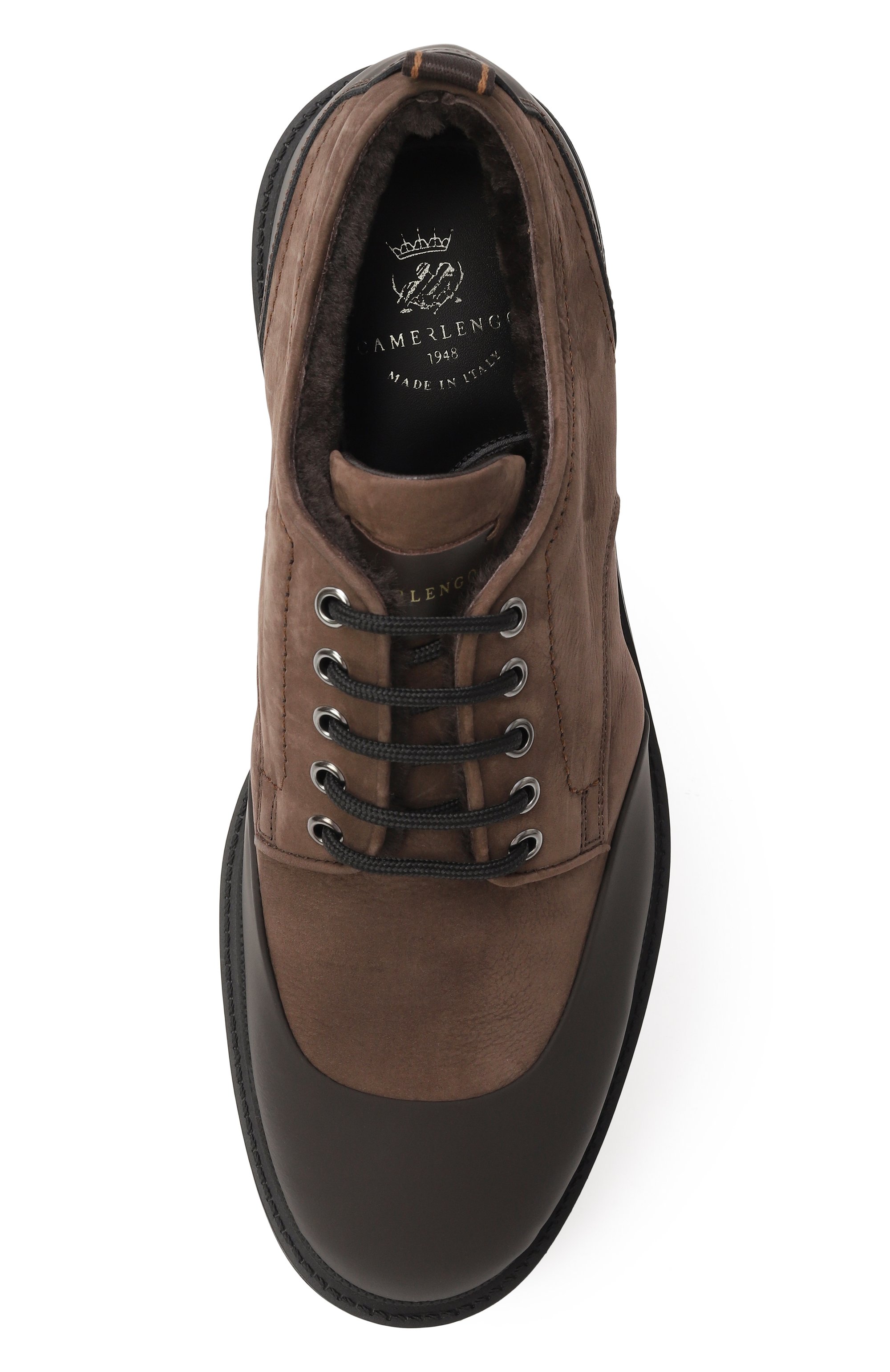 Дерби из нубука CAMERLENGO, арт. 16375/M0RBID0NE M0NT0NE, фото 6