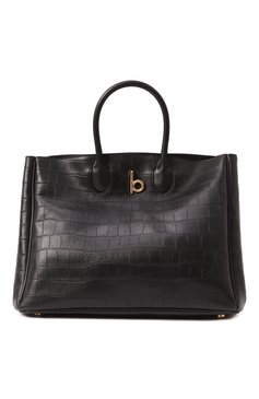 Женская сумка rocking horse medium BURBERRY черного цвета, арт. 8102468 | Фото 1 (Драгоценные камни: Проставлено; Материал: Натуральная кожа; Размер: medium; Материал сплава: Проставлено; Ремень/цепочка: На ремешке)