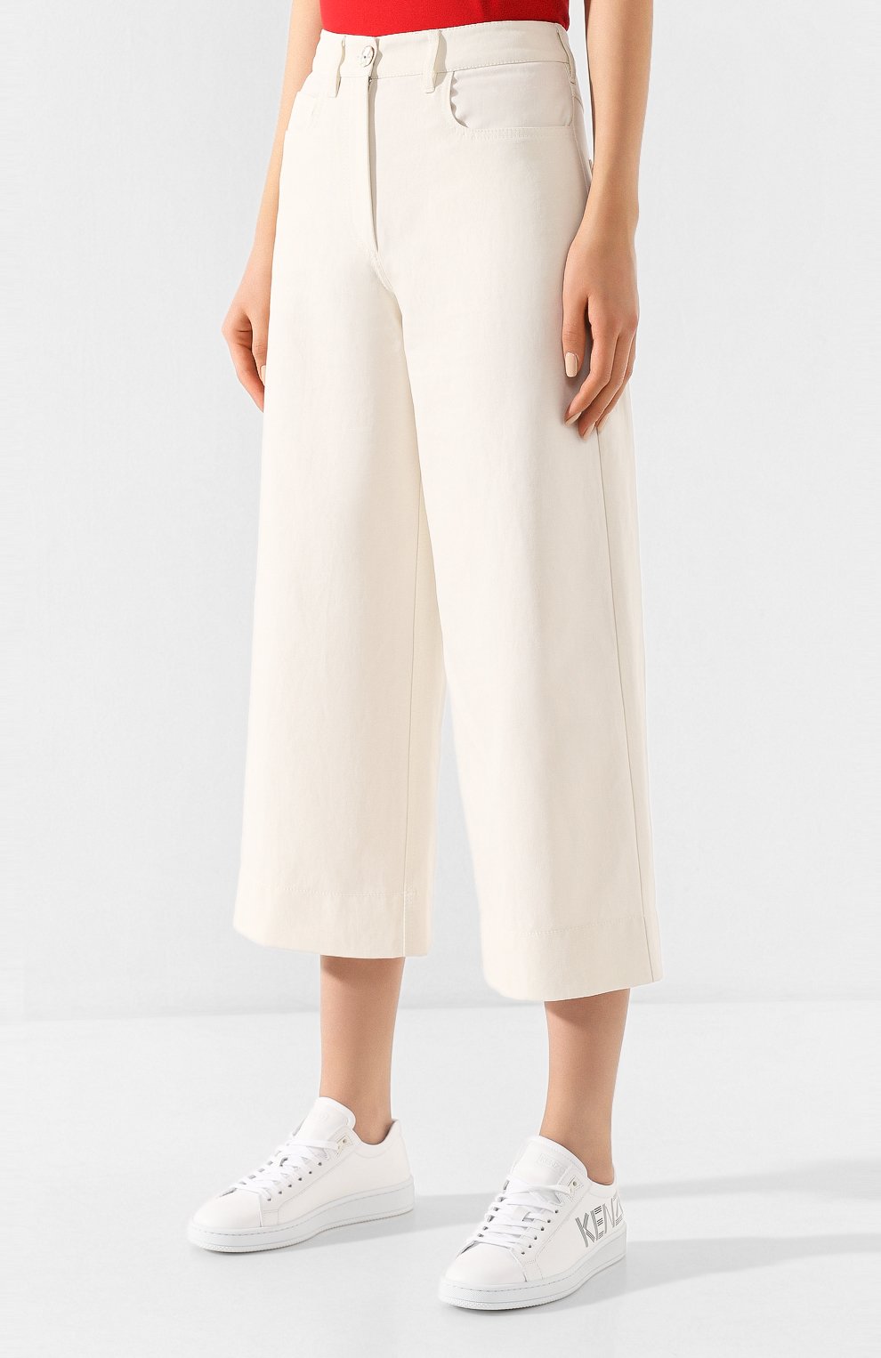 Брюки из смеси хлопка и льна KENZO, арт. FA52PA0115A0, фото 3