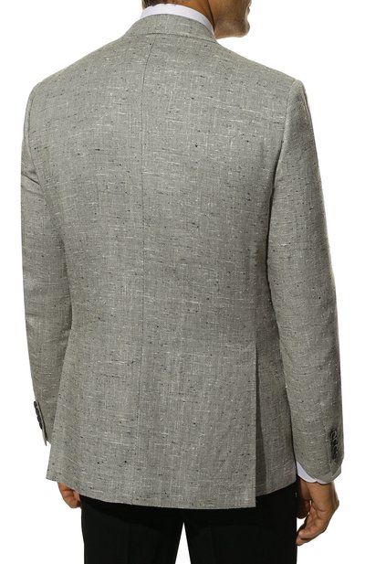 Пиджак из шелка и кашемира BRIONI, арт. RG0J0M/P842M/BRUNIC0, фото 4