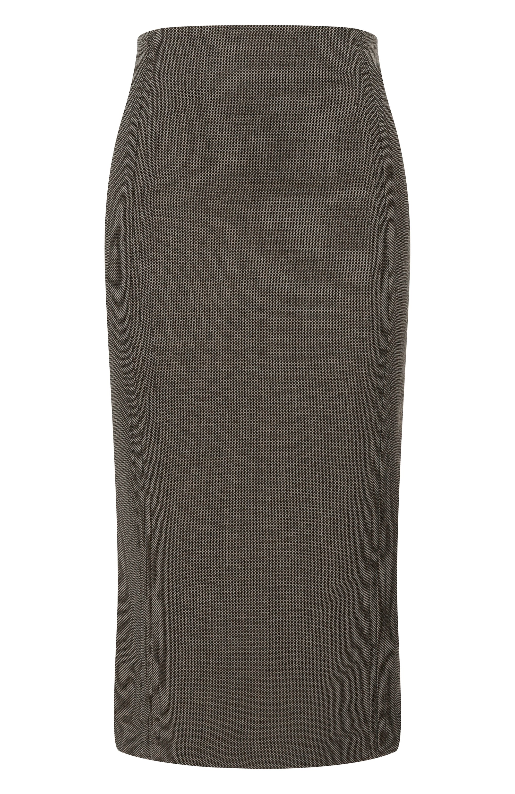 Шерстяная юбка MM6, арт. S62ME0017/M35636, фото 1