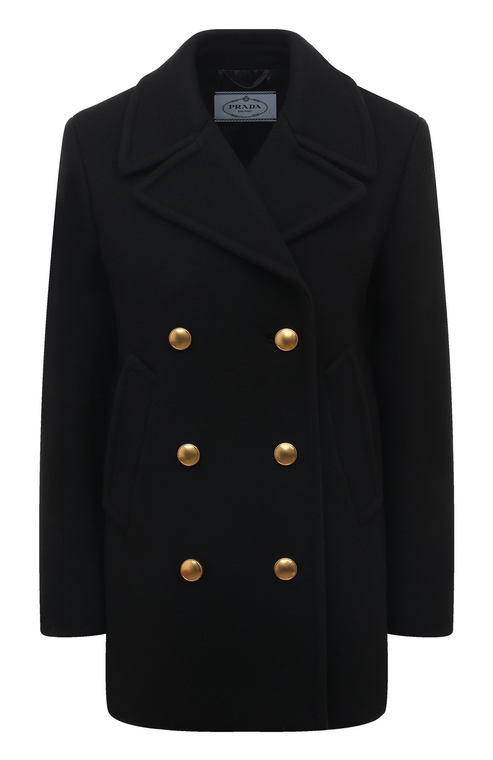 Шерстяное полупальто PRADA, арт. P693MG-1UNU-F0002-212, фото 1