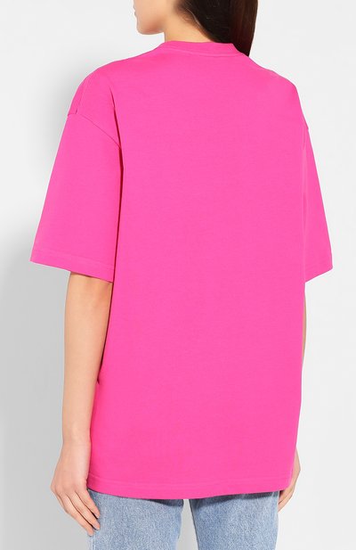 Хлопковая футболка BALENCIAGA, арт. 556104/TBV43, фото 4