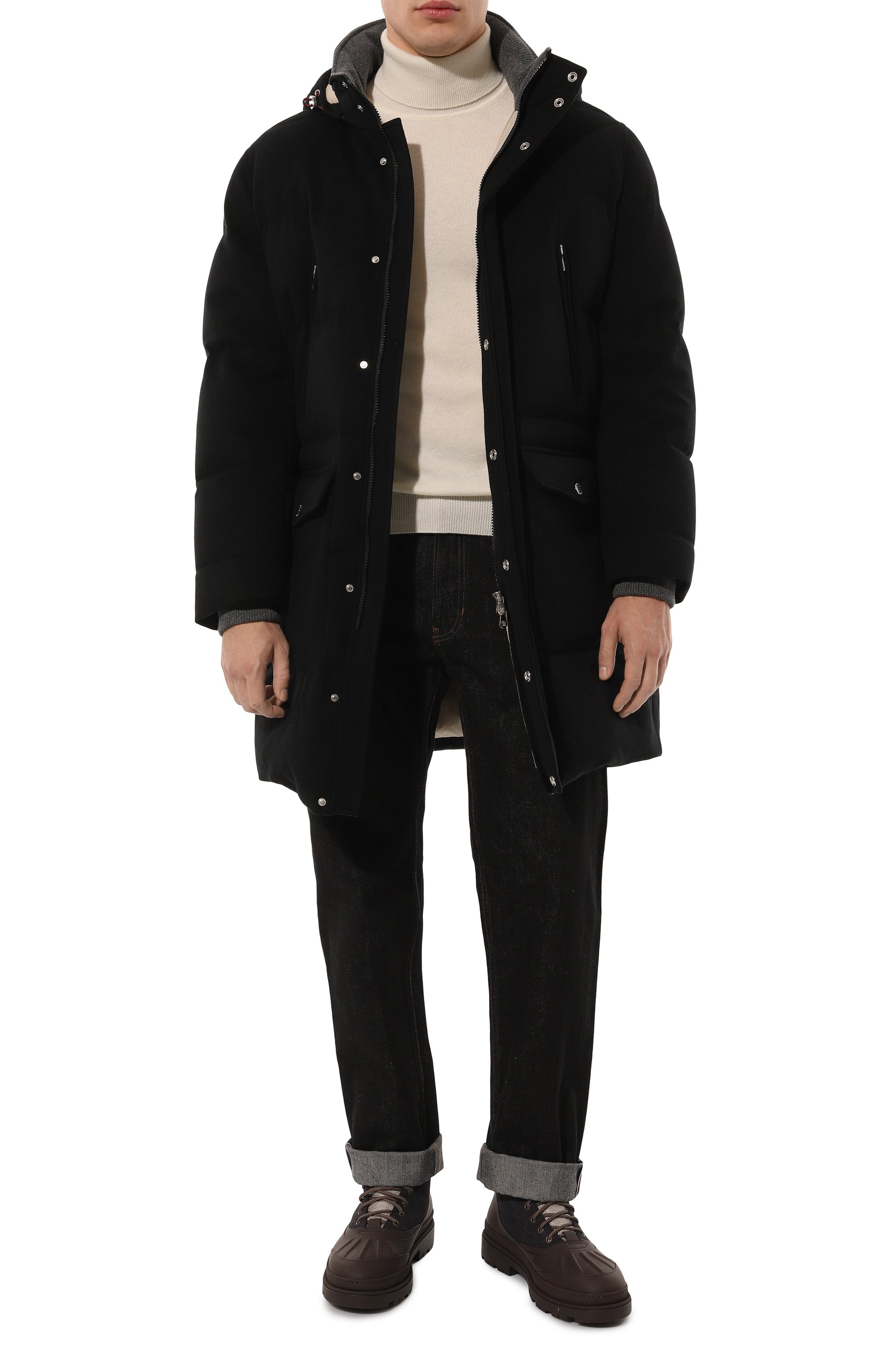 Шерстяной пуховик BRUNELLO CUCINELLI, арт. MM4631827, фото 2