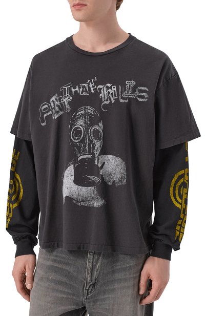 Хлопковый лонгслив GALLERY DEPT., арт. T0P019/C0TT0N, фото 3