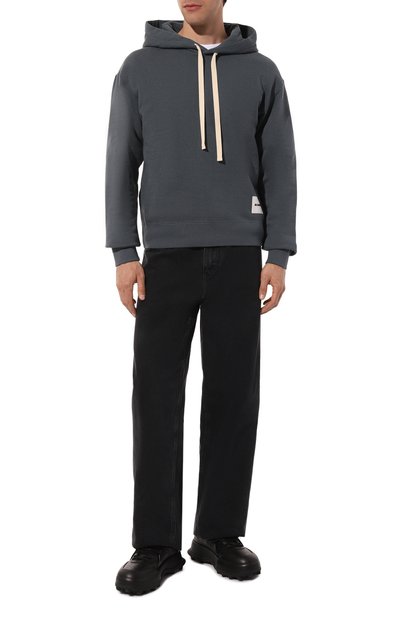 Хлопковое худи JIL SANDER, арт. J47GU0105/J20039, фото 2