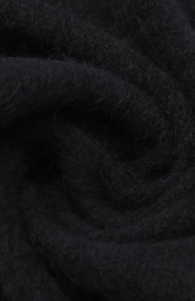 Шерстяной шарф ISABEL BENENATO черного цвета по цене 66050 руб., арт. DK63F25, фото 3 Шерстяной шарф ISABEL BENENATO, арт. DK63F25, фото 3