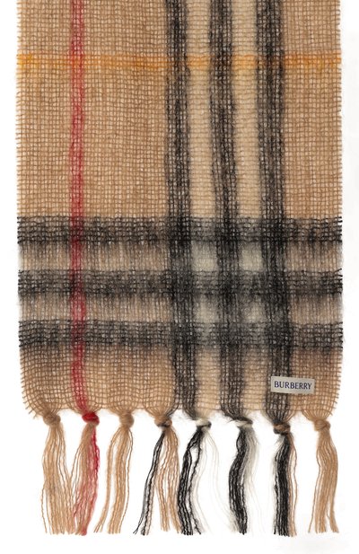Шерстяной шарф BURBERRY бежевого цвета по цене 73950 руб., арт. 8112967, фото 4 Шерстяной шарф BURBERRY, арт. 8112967, фото 4