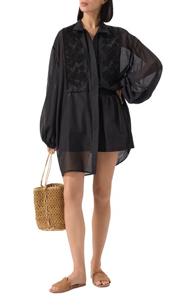 Шорты из хлопка и шелка LILA EUGENIE, арт. 2526, фото 2