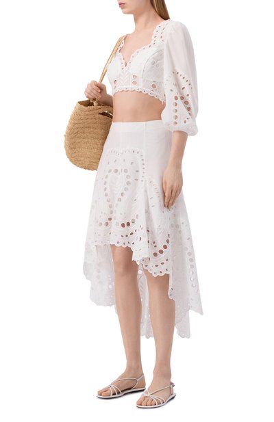 Хлопковая юбка CHARO RUIZ IBIZA, арт. 263402, фото 2