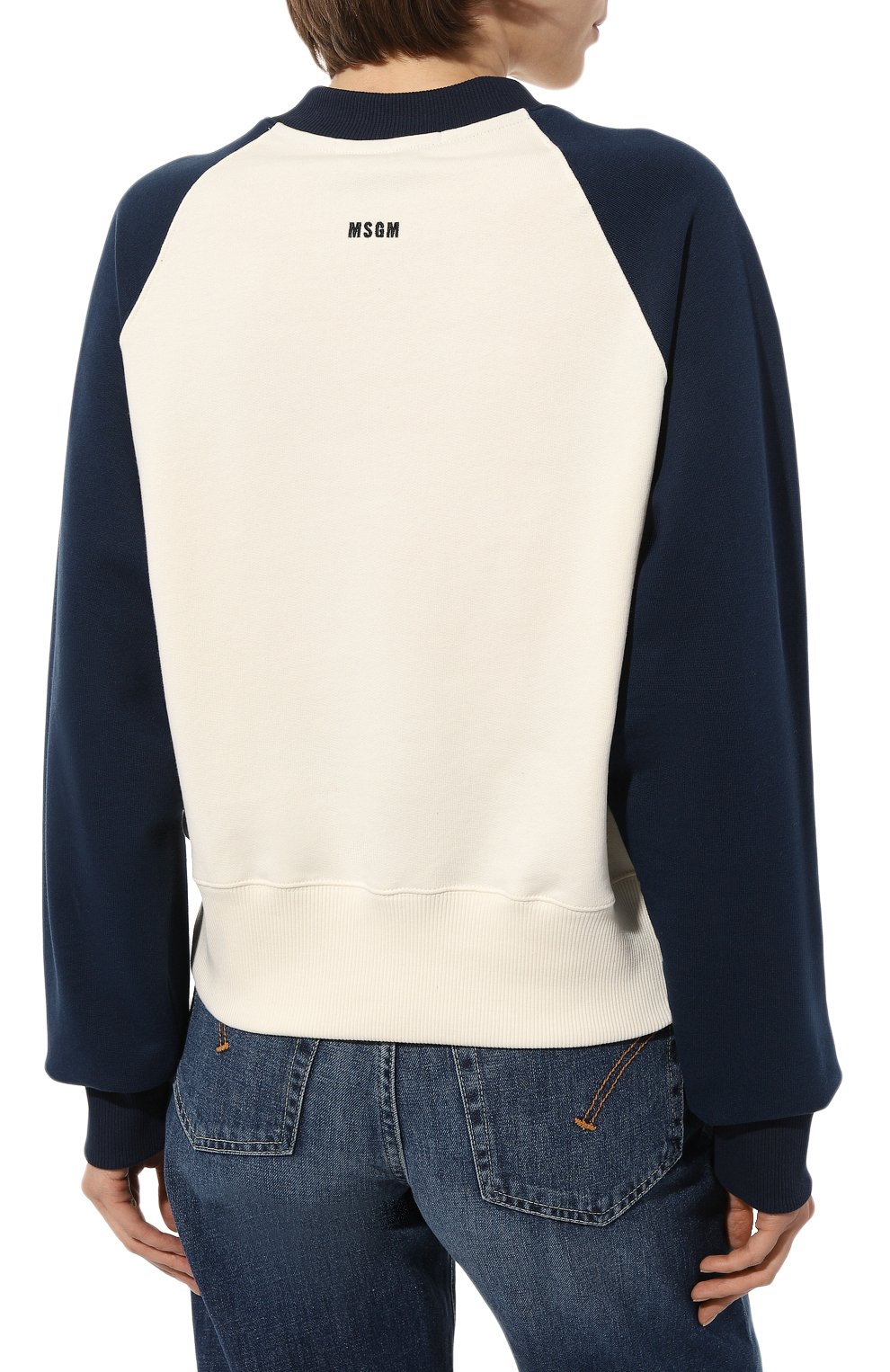 Хлопковый свитшот MSGM, арт. 3541MDM115/237799, фото 4