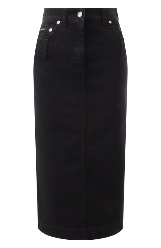 Джинсовая юбка Dolce & Gabbana F4CP1D/G8KD1 Чёрный F4CP1D/G8KD1