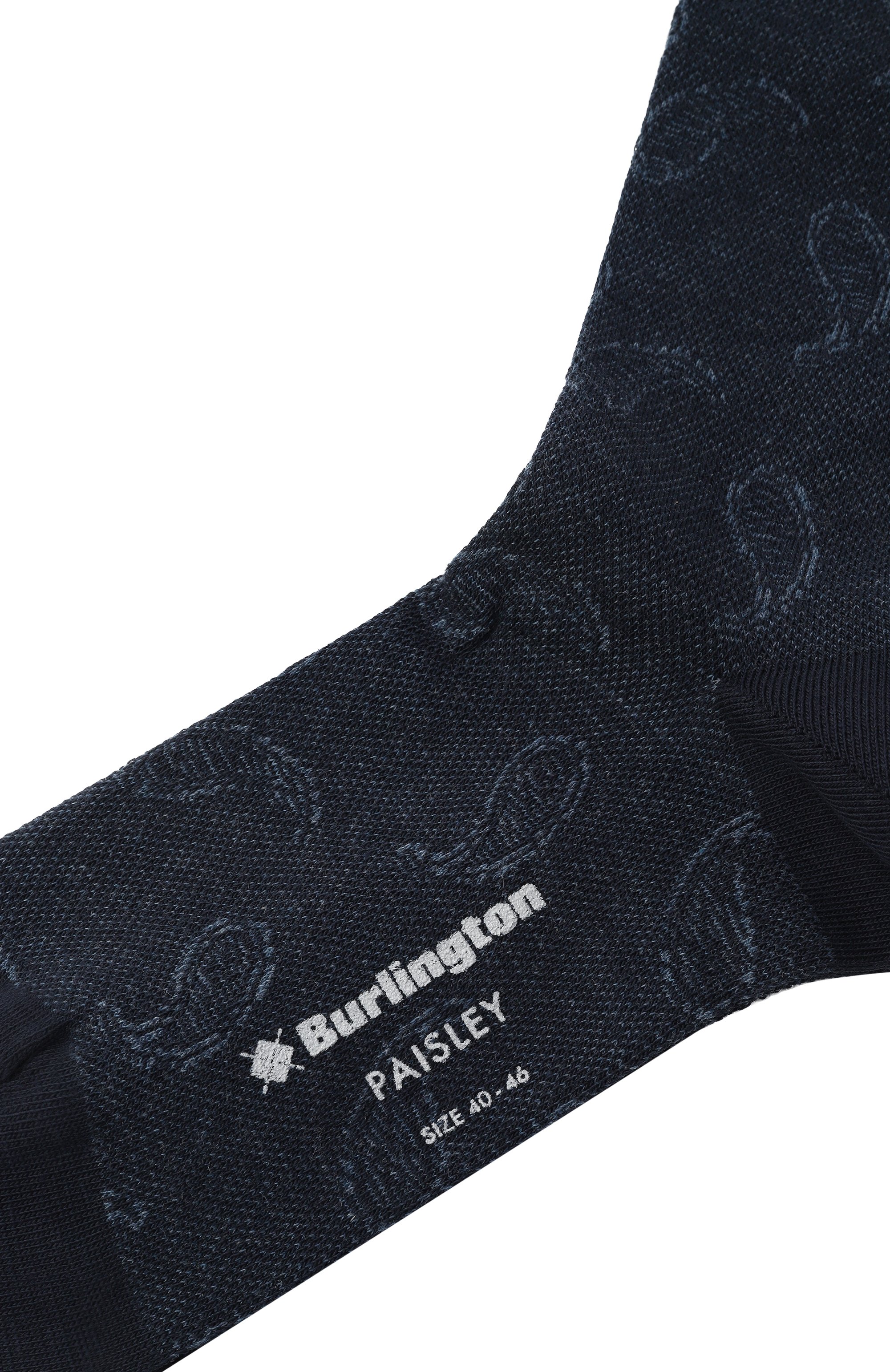 Хлопковые носки BURLINGTON темно-синего цвета по цене 2410 руб., арт. 21207, фото 2 Хлопковые носки BURLINGTON, арт. 21207, фото 2