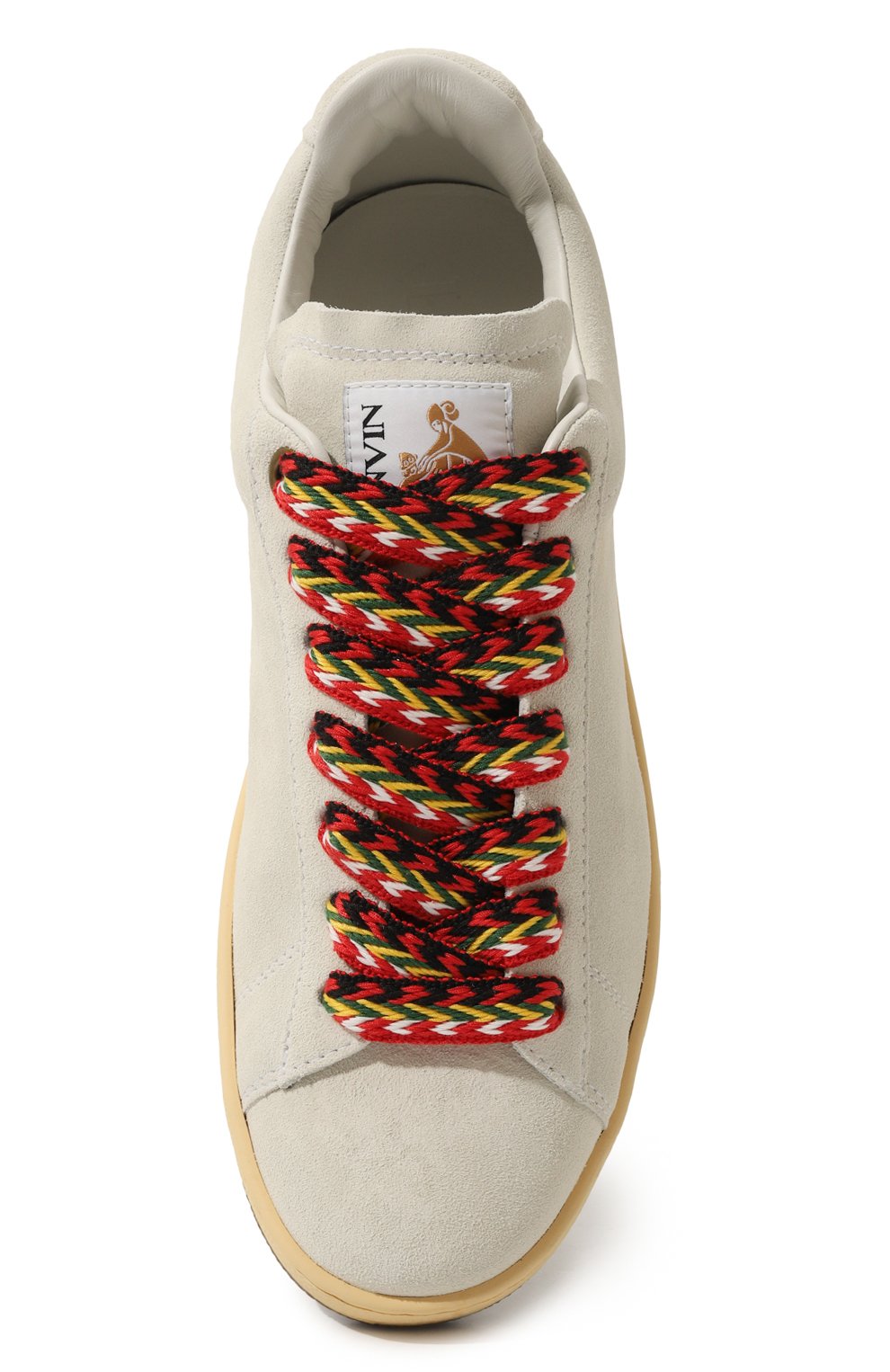 Замшевые кеды curb lite LANVIN, арт. FM-SKDK0B-VESU, фото 6