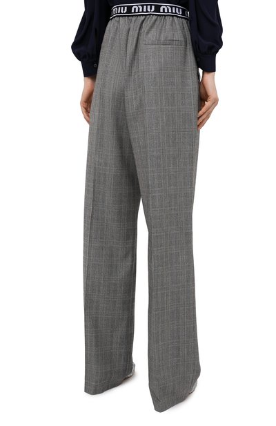 Шерстяные брюки MIU MIU, арт. MP1430-1JJ8-F0154, фото 4