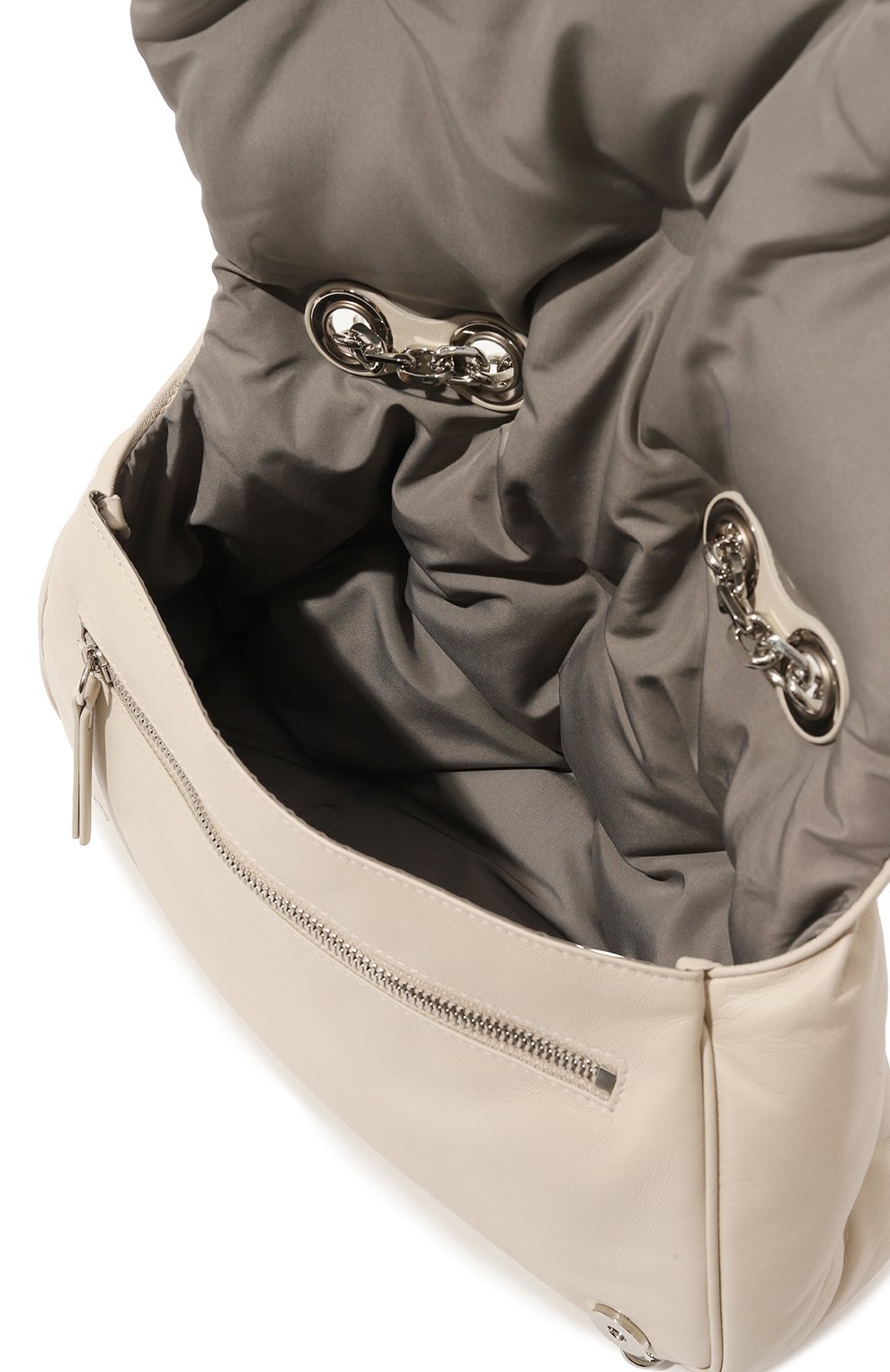 Сумка glam slam MAISON MARGIELA кремового цвета по цене 238500 руб., арт. S56WG0169/P4300, фото 5 Сумка glam slam MAISON MARGIELA, арт. S56WG0169/P4300, фото 5