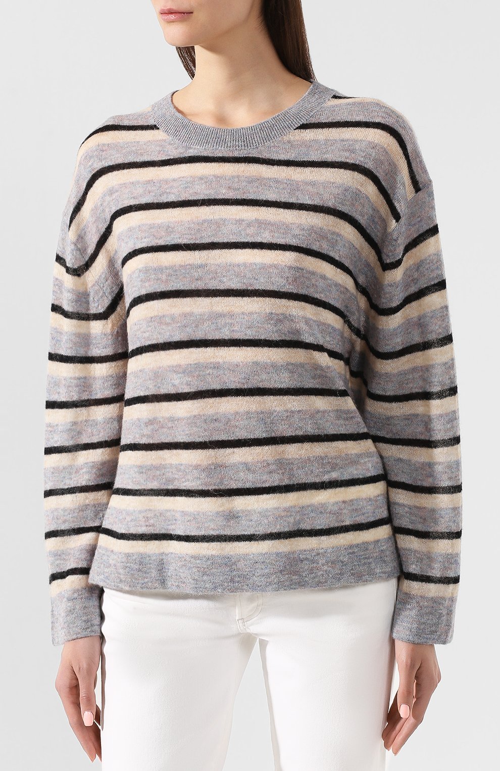Пуловер ACNE STUDIOS серого цвета по цене 24600 руб., арт. A60046, фото 3 Пуловер ACNE STUDIOS, арт. A60046, фото 3