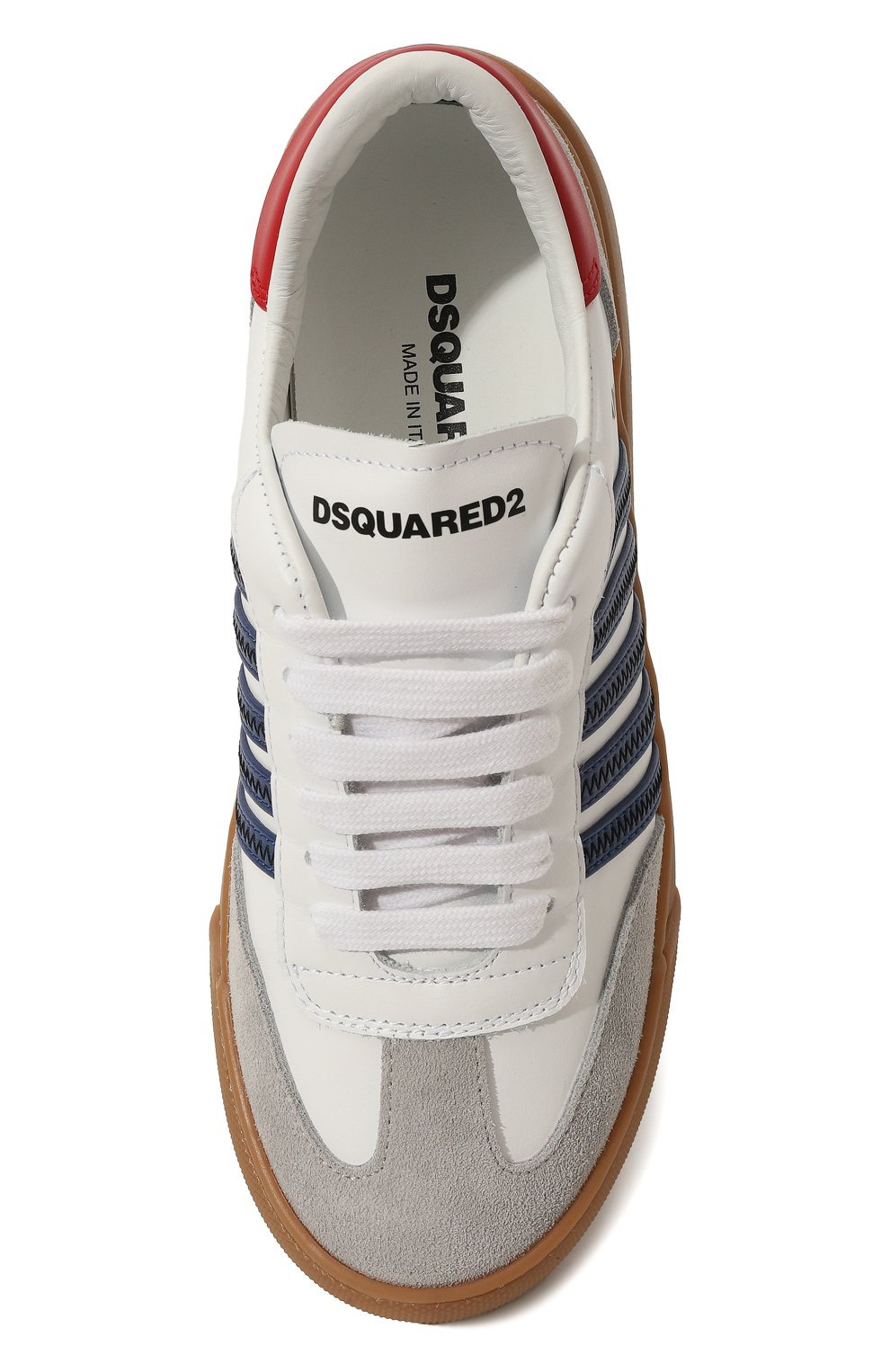 Кожаные кеды DSQUARED2, арт. 79316/35-41, фото 5