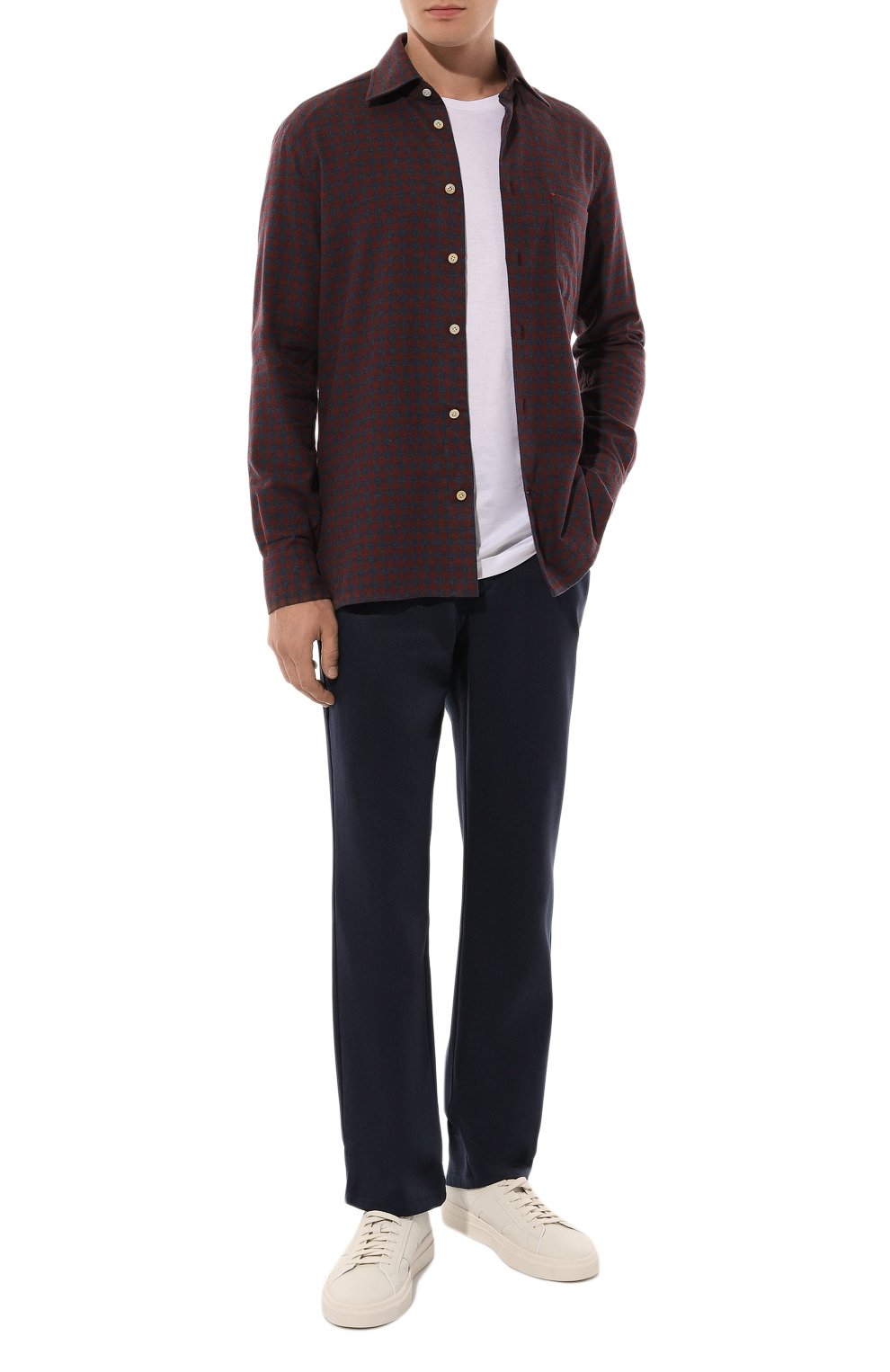 Брюки из шерсти и хлопка ZILLI, арт. J5T301M0225VZRW00, фото 2