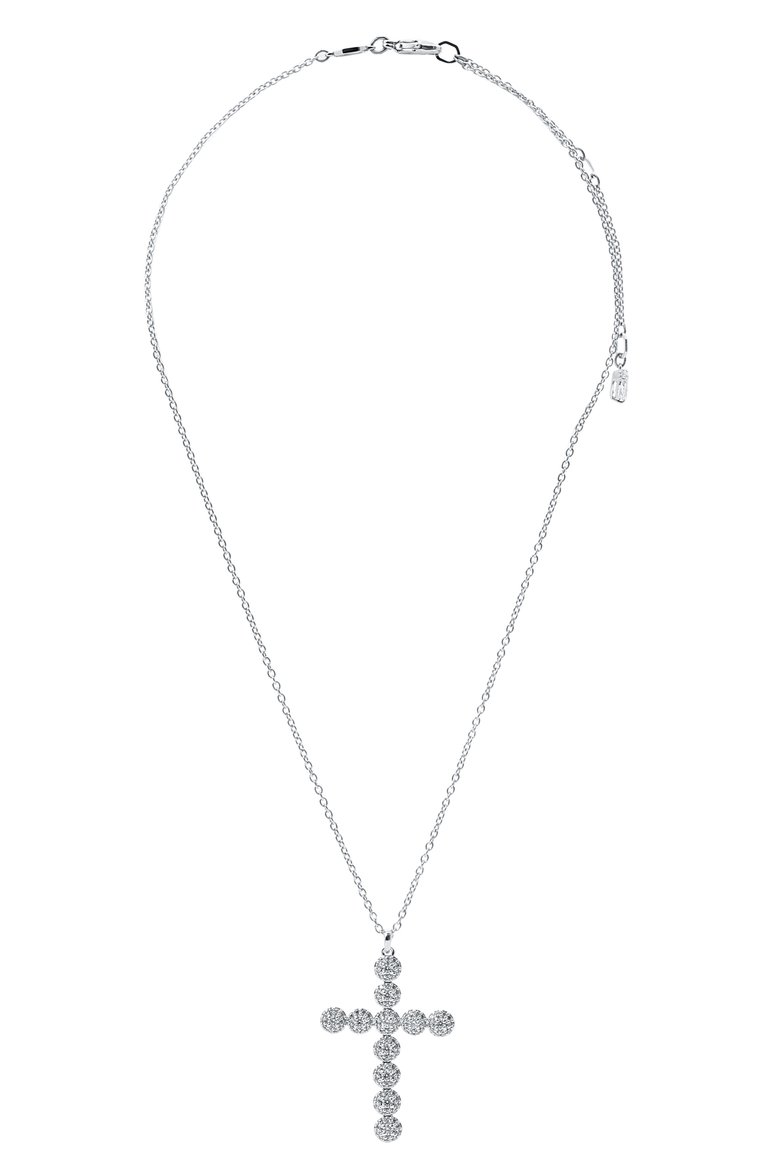 Женская подвеска insigne SWAROVSKI серебряного цвета, арт. 5675573 | Фото 1 (Материал: Металл, Кристаллы; Нос: Не проставлено)