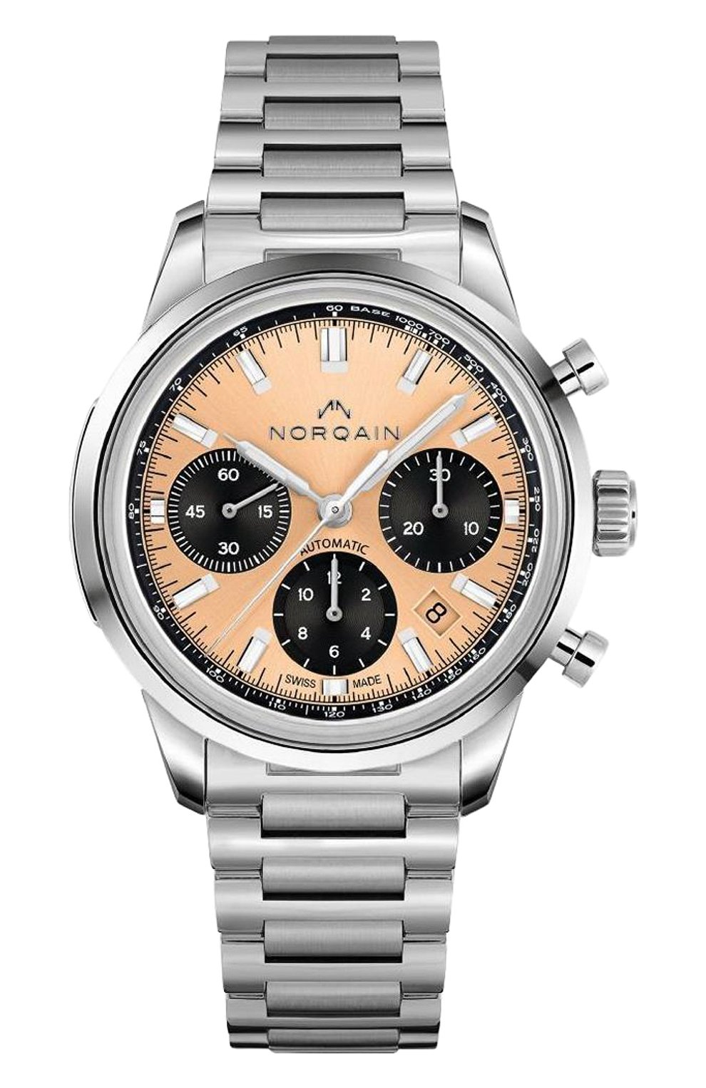 Часы freedom 60 chrono NORQAIN бесцветного цвета по цене 534000 руб., арт. N2201S22LC/F221/201SG, фото 1 Часы freedom 60 chrono NORQAIN, арт. N2201S22LC/F221/201SG, фото 1