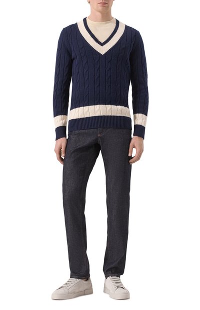 Хлопковый пуловер GRAN SASSO, арт. 23154/17403, фото 2