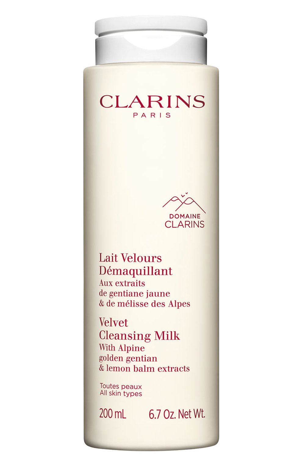 Очищающее молочко для любого типа кожи lait velours demaquillant (200ml) CLARINS, арт. 80097217, фото 1