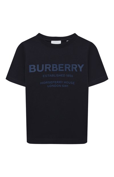 Хлопковая футболка BURBERRY, арт. 8051433, фото 1